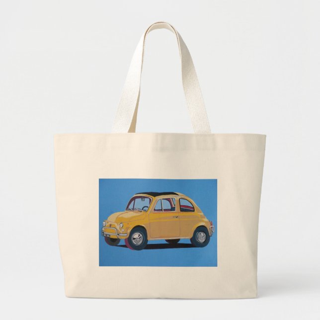 Bolso De Tela Gigante Fiat 500 (Frente)