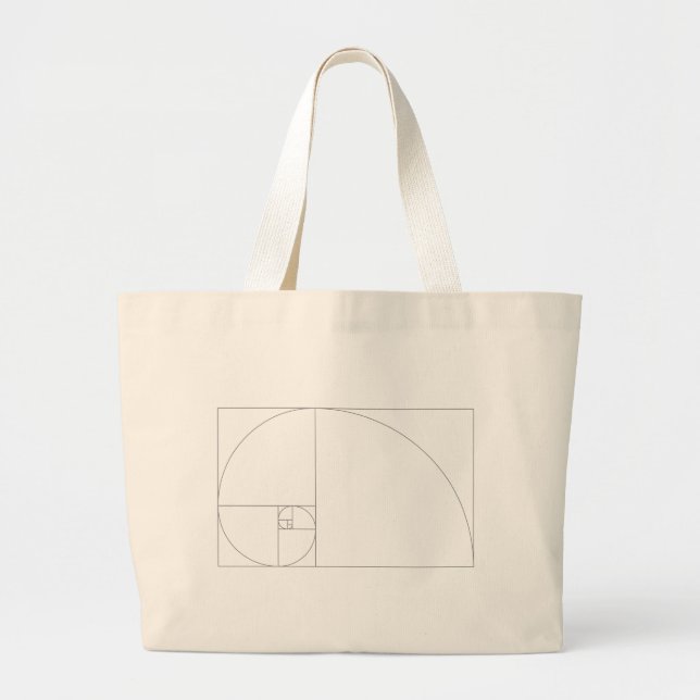 Bolso De Tela Gigante Fibonacci_Blocks (Frente)