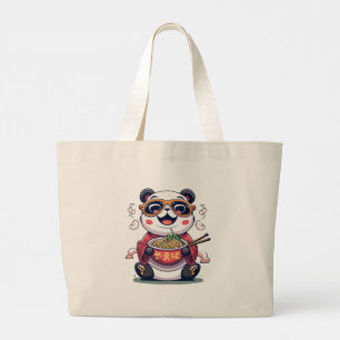 Bolso De Tela Gigante Fideos de Panda