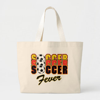 Bolso De Tela Gigante Fiebre del fútbol