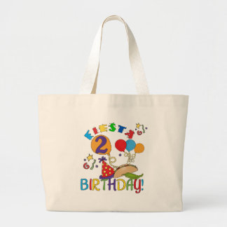 Bolso De Tela Gigante Fiesta 2º cumpleaños T camisetas y regalos