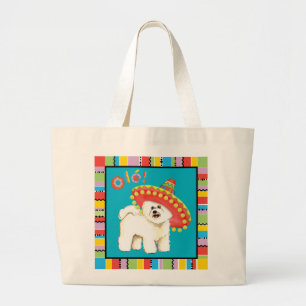 Bolso De Tela Gigante Fiesta Bichon