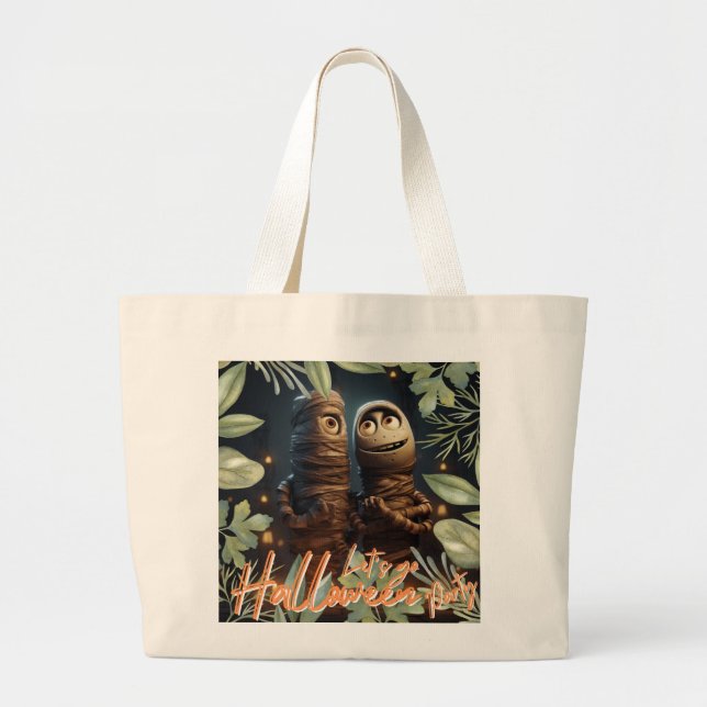 Bolso De Tela Gigante Fiesta de Halloween (Frente)