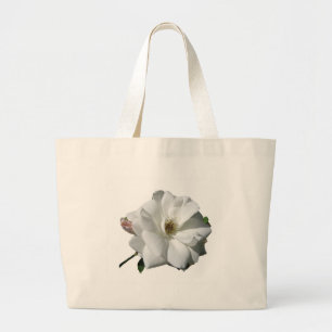 Bolso De Tela Gigante Fiesta de Rosas Blancas Regaderas de Boda Flores d