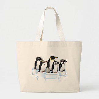 Bolso De Tela Gigante Fiesta del pingüino