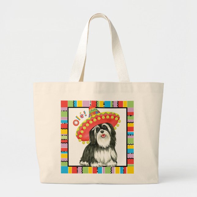 Bolso De Tela Gigante Fiesta Havanese (Frente)