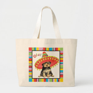 Bolso De Tela Gigante Fiesta Yorkie