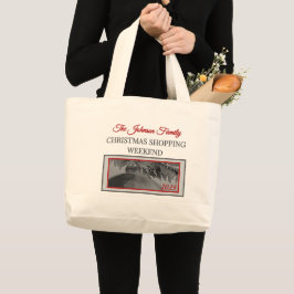 Bolso De Tela Gigante Fin de semana de compras navideñas familiares Ador