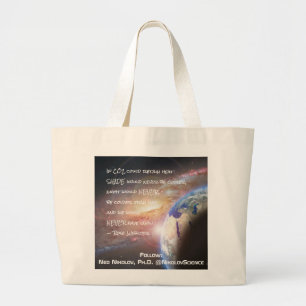 Bolso De Tela Gigante Fin del Tote del engaño de RoseWrites