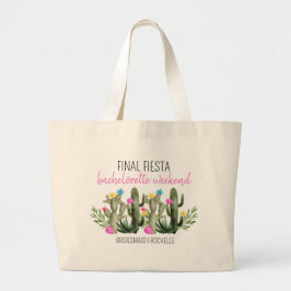 Bolso De Tela Gigante Final Fiesta Personalized Bachelorette Party