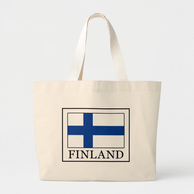 Bolso De Tela Gigante Finlandia (Frente)