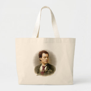 Bolso De Tela Gigante Firma de Gustav Mahler