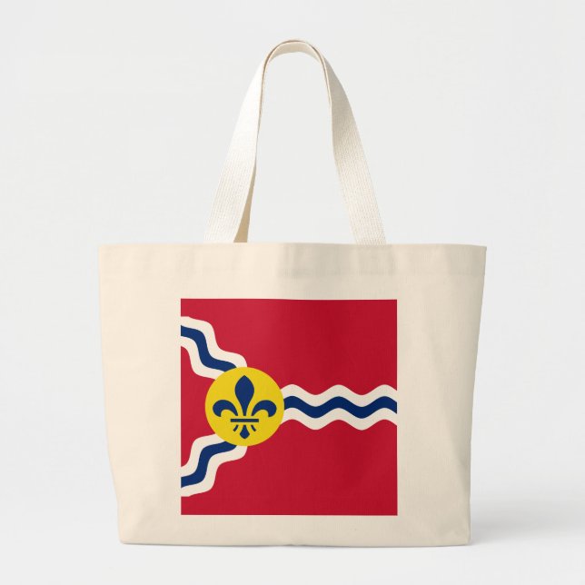 Bolso De Tela Gigante Flag of St. Louis, Missouri (Frente)