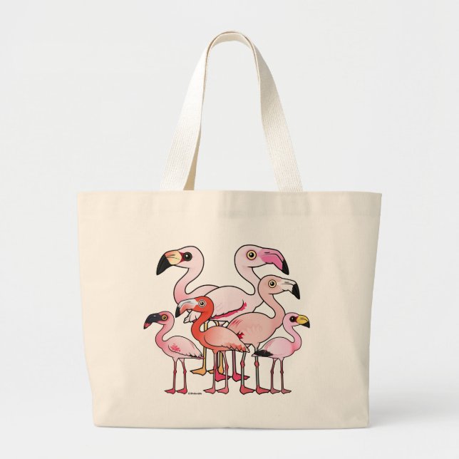 Bolso De Tela Gigante Flamboyance (Frente)