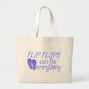 Bolso De Tela Gigante Flip Flops puede arreglar todo Tox Bag