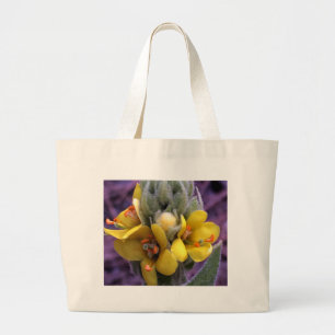 Bolso De Tela Gigante Flor Amarilla 4