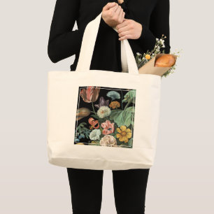 Bolso De Tela Gigante Flor barroca - Bouquet de flores