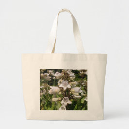 Bolso De Tela Gigante Flor Blanca