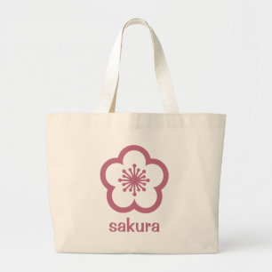Bolso De Tela Gigante Flor de cerezo rosa Sakura