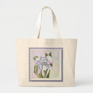 Bolso De Tela Gigante Flor de Smeraldo Tote Bag