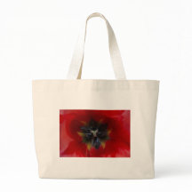Flor roja Tote Bag