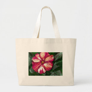 Bolso De Tela Gigante Flor rosa de Balsam
