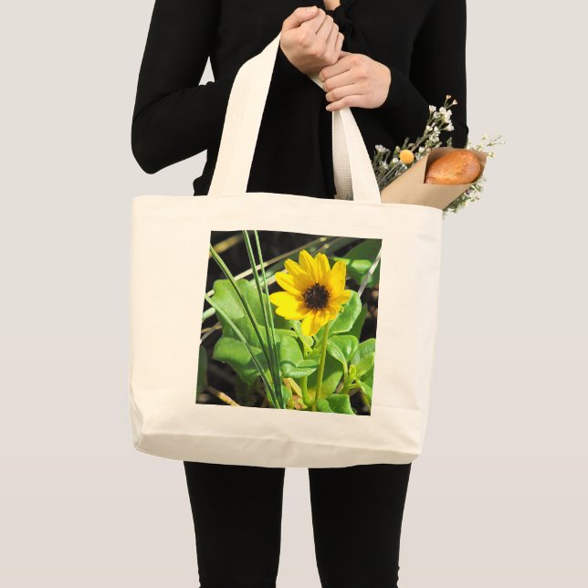 Bolso De Tela Gigante Flor silvestre amarilla (Anverso (producto))