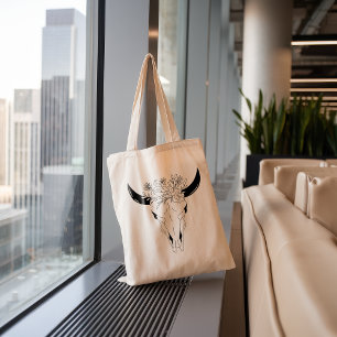Bolso De Tela Gigante Flor silvestre Boho Bull