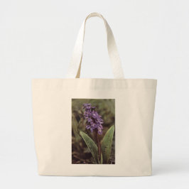 Bolso De Tela Gigante Flor silvestre: Orquídeas Púrpura Tempranas
