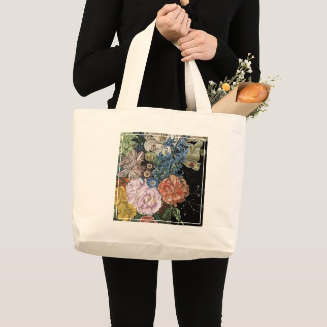 Bolso De Tela Gigante Floral barroca - Bouquet (Anverso (producto))