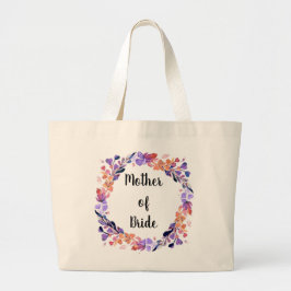 Bolso De Tela Gigante Floral Wreath Madre De Novia