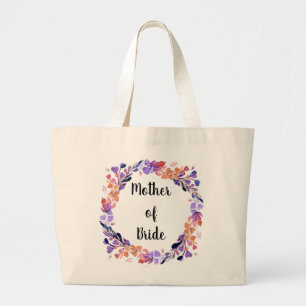 Bolso De Tela Gigante Floral Wreath Madre De Novia