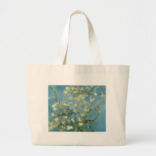 Bolso De Tela Gigante Floreciente árbol de almendros por Van Gogh