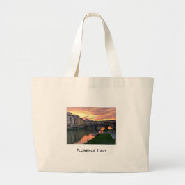 Bolso De Tela Gigante Florence Italy Tote Bag con una cita Inspiradora