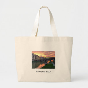 Bolso De Tela Gigante Florence Italy Tote Bag con una cita Inspiradora