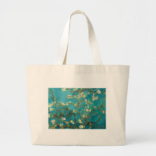 Bolso De Tela Gigante Flores de Almendro al Estilo del Clasicismo de Van