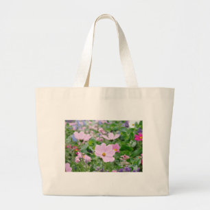 Bolso De Tela Gigante Flores de cosmos de verano lindas
