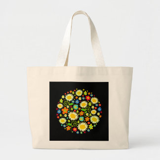 Bolso De Tela Gigante Flores de primavera