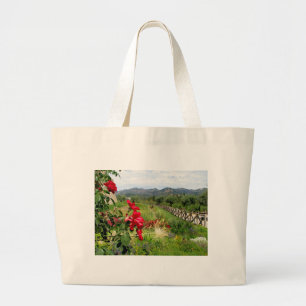 Bolso De Tela Gigante Flores en Castello di Amorosa