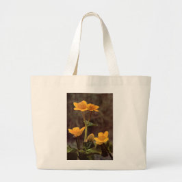 Bolso De Tela Gigante Flores silvestres: Marsh Marigold