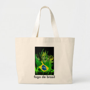 Bolso De Tela Gigante Fogo del Brasil