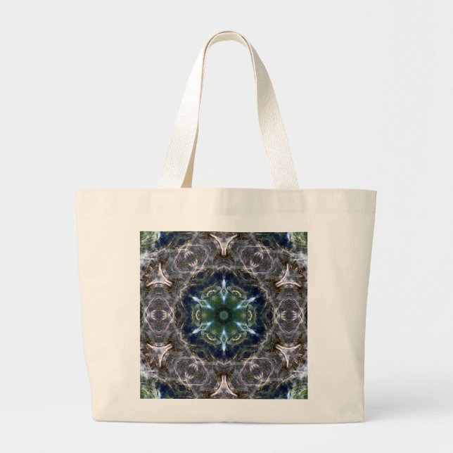 Bolso De Tela Gigante Folk Mandala Tote Bag (Frente)