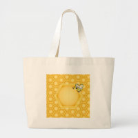 Fondo del panal con una abeja linda