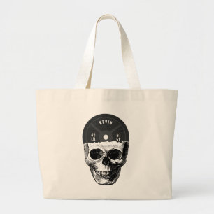 Bolso De Tela Gigante Formación de calavera de Placa de peso Fitness Bod