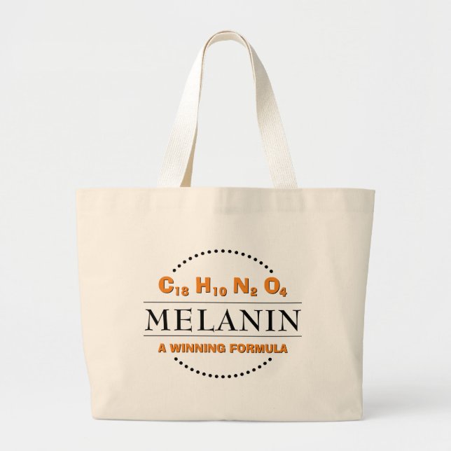 Bolso De Tela Gigante Fórmula MELANIN (Frente)