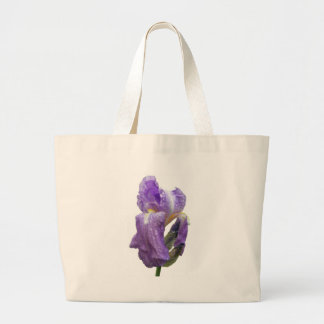 Bolso De Tela Gigante Fotografía de Iris Púrpura