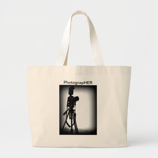 Bolso De Tela Gigante Fotógrafo (Frente)