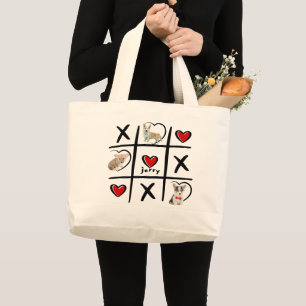 Bolso De Tela Gigante Fotos y nombre de XOXO Pet Lover