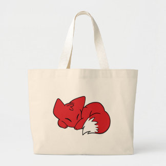 Bolso De Tela Gigante Fox encrespado el dormir