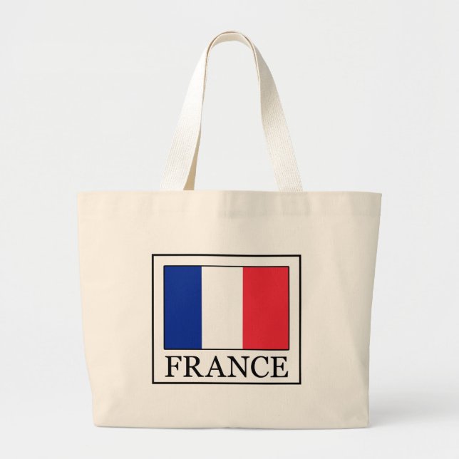 Bolso De Tela Gigante Francia (Frente)